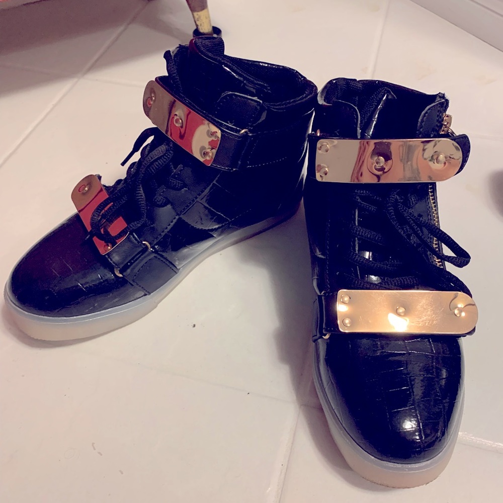 Light up high top shoes